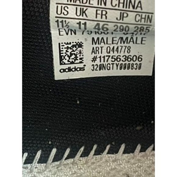 Adidas Mens Adipower Sport Boost Q44778 Black Running Shoes Sneakers - Size 11.5 - Picture 12 of 12